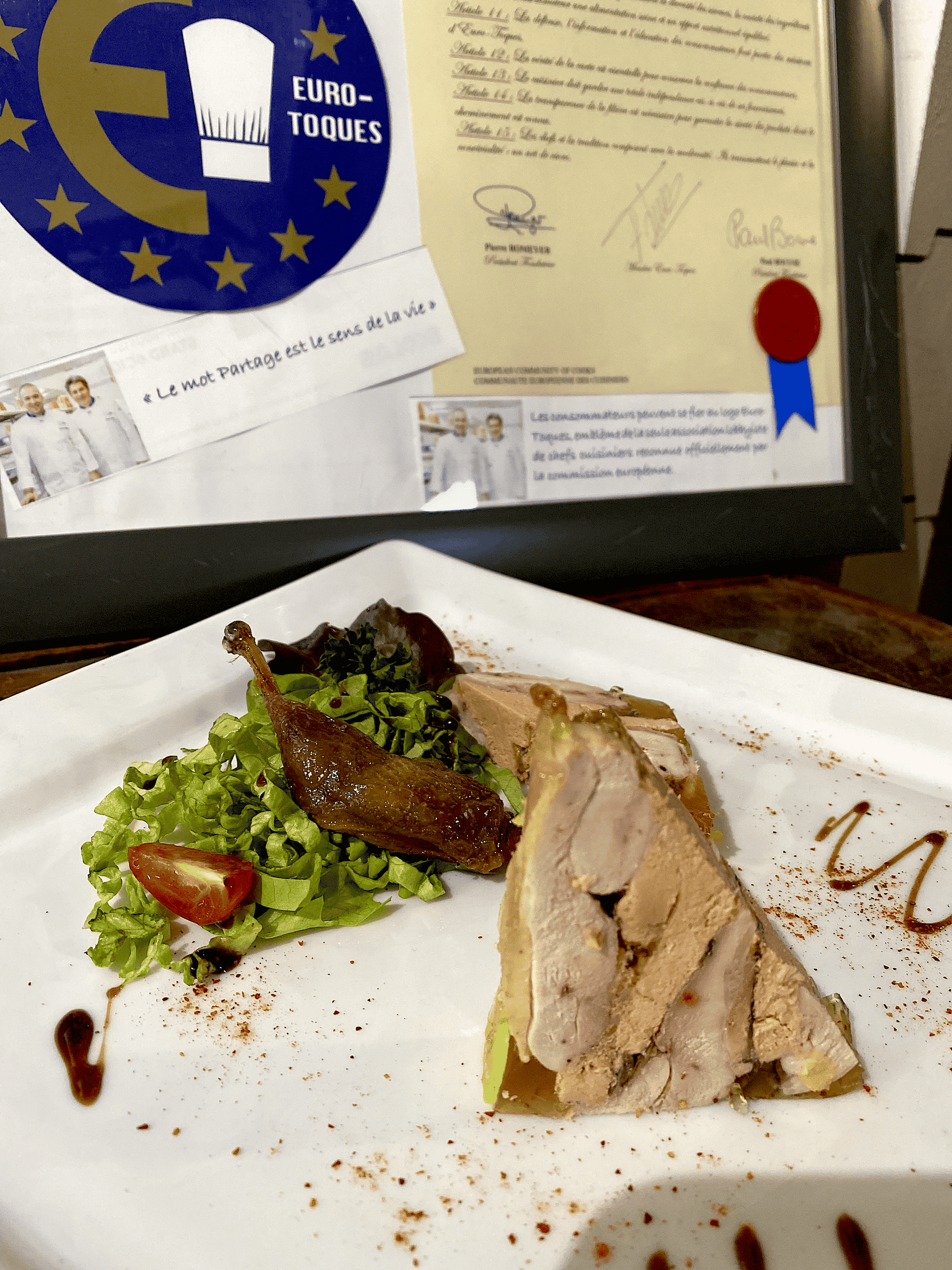Pourquoi On Etale Pas Le Foie Gras Petit pressé de filets de cailles au foie gras et cuisses de cailles  confites - Euro-Toques France