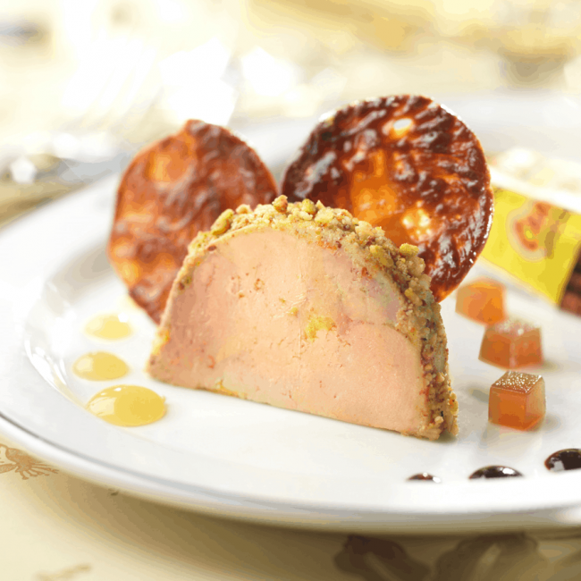 Foie gras de canard aux Carambar