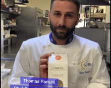 « Un chef dans mon assiette » … Tomas Parisini et sa recette de coquillettes au parmesan