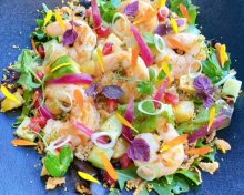 Salade de gambas et quinoa