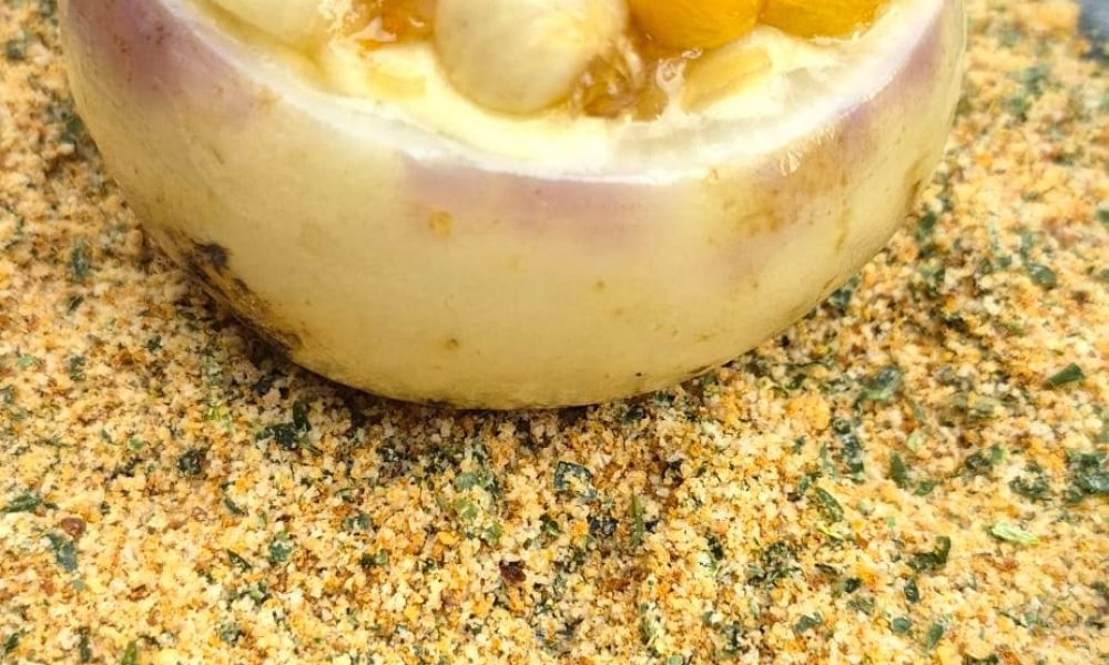 Le navet tout juste sorti de terre