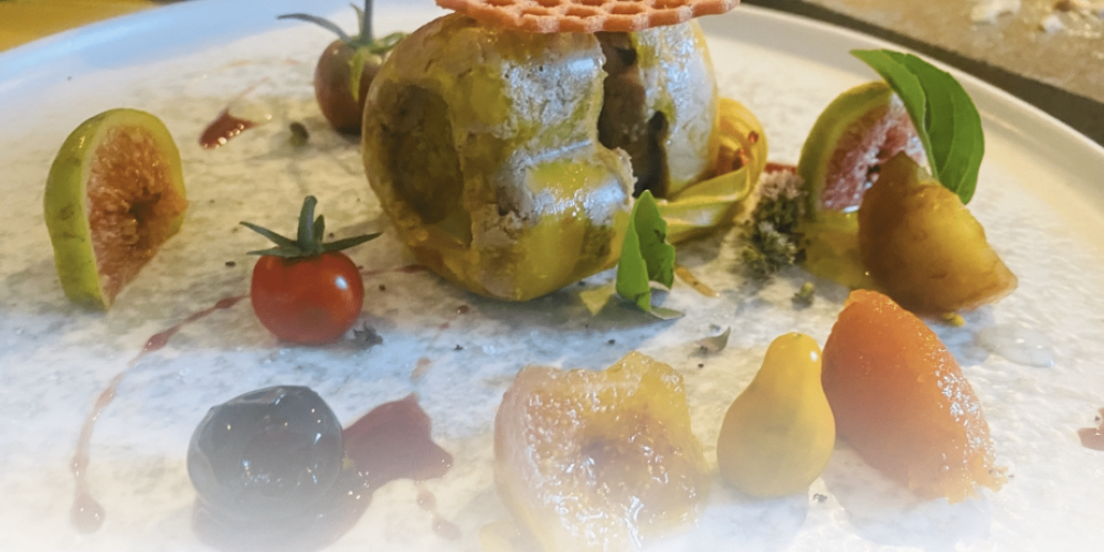 Foie gras en forme de cœur