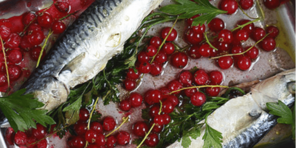 Sardines de Concarneau à la groseille fraîche