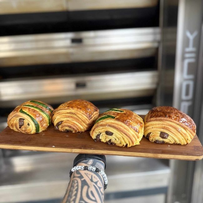 Chocolatines aux courgettes et vanille