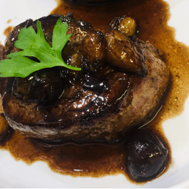 Filet de bœuf charolais et fenouil fondu à l’orange