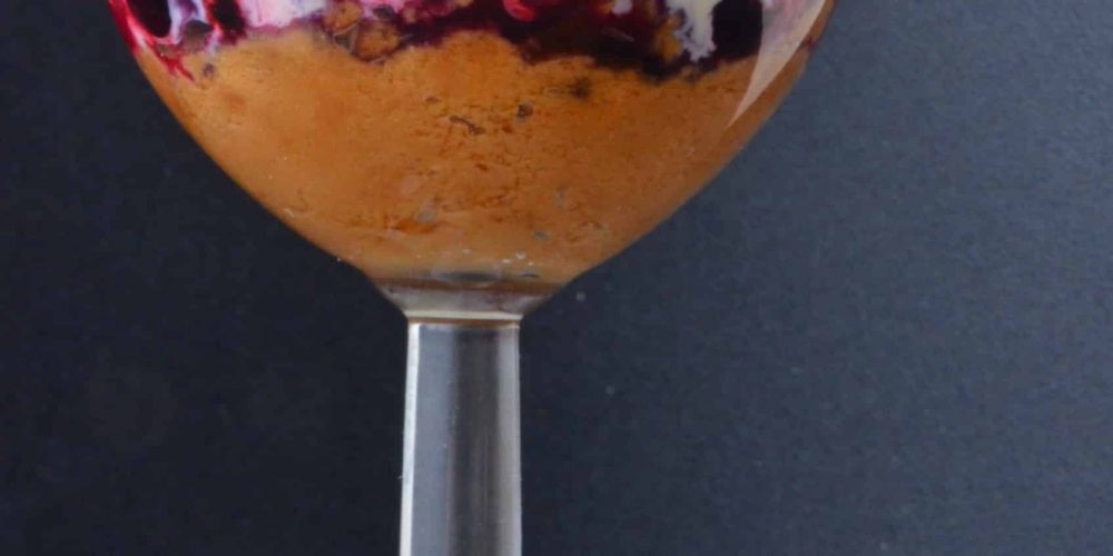 Tiramisu minute aux fruits rouges du jardin