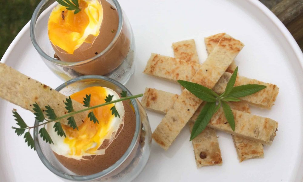 TELLIER Noël Oeuf coque mouillettes gingembre coriandre