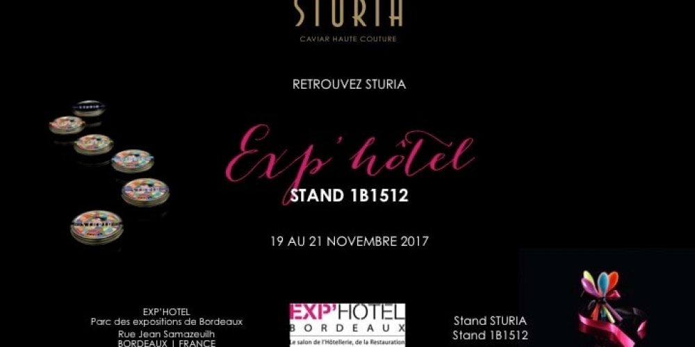 Retrouvez Sturia à Exp’Hôtel