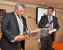 Didier Peschard, Président d’Euro-Toques,  intronisé « Maître es Foie Gras »