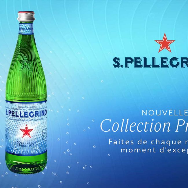 Faites de chaque repas un moment d’exception avec la nouvelle Collection Prestige S.Pellegrino®