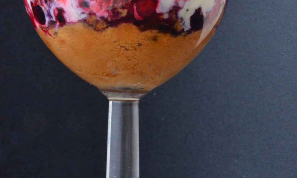 Tiramisu minute aux fruits rouges du jardin