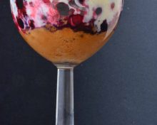 Tiramisu minute aux fruits rouges du jardin