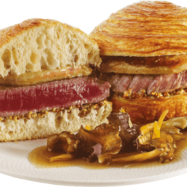 Bun’n’Roll – Burger de boeuf fondant et foie gras