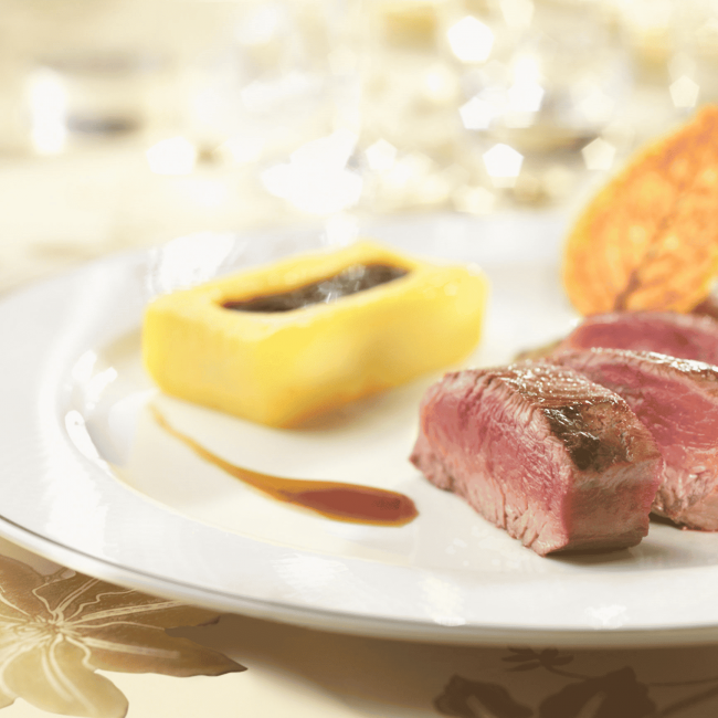 Liaison fatale d&rsquo;une biche et d&rsquo;une pomme de terre confite