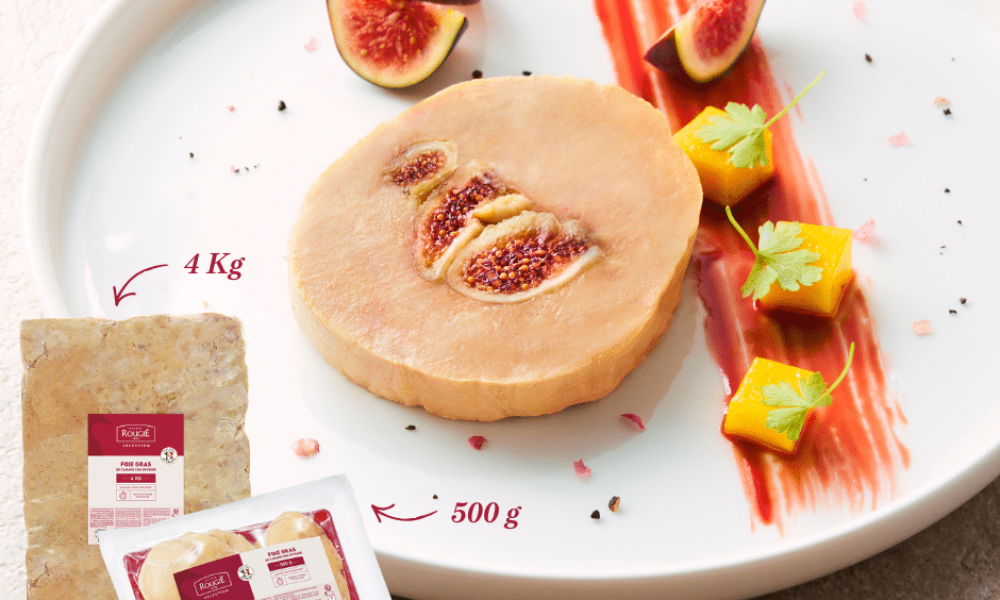 Coup de projecteur sur les plaques de Foie Gras de canard cru déveiné Rougié.