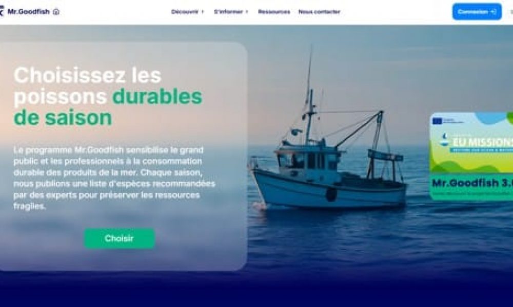 La nouvelle application Mr.Goodfish : Un nouvel outil au service de vos choix en cuisine