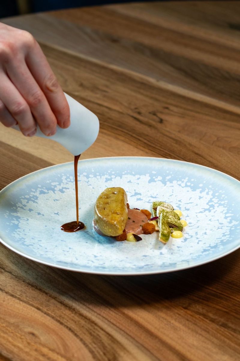 Image for the Tweet beginning: 🦆Le chef Thomas Briandet nous